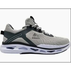 RBX Apex Mens Running‎ Shoes Grey Black Knit Sneakers APEX-K-GRYBLK Size 10 NEW